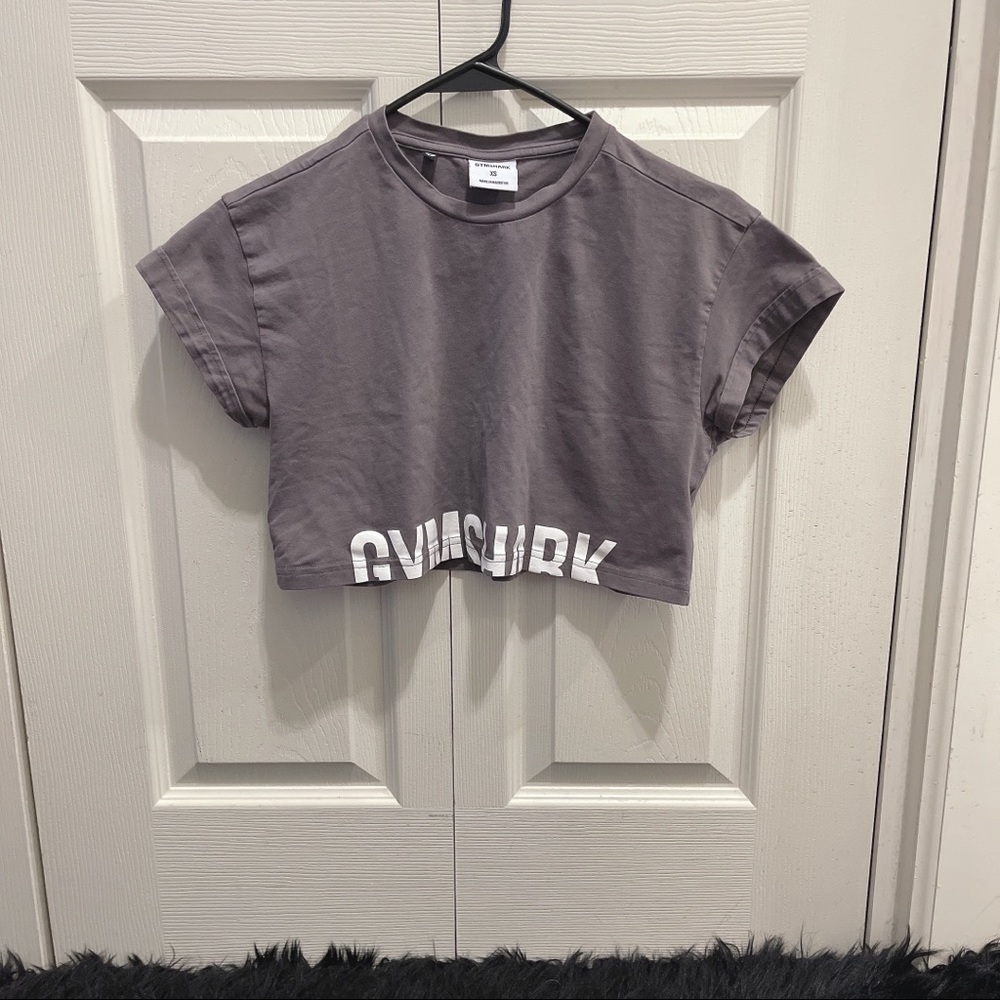 XS | Gray Gymshark Crop Top